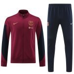 202425BarcelonaMaroonFullzipTracksuitset11 Me Sporty