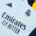 202425RealMadridGreyYellowHalfzipTracksuitset6 Me Sporty