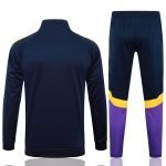 202425RealMadridPurpleYellowNavyFullzipTracksuitSet2 Me Sporty