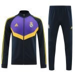 202425RealMadridPurpleYellowNavyFullzipTracksuitSet3 Me Sporty