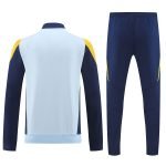 202425RealMadridGreyYellowFullzipTracksuitset2 Me Sporty