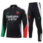 202425ArsenalBlackGreenRedHalfzipTracksuitset11 Me Sporty