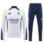 202425RealMadridWhitenavyHalfzipTracksuitset1 Me Sporty
