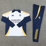 202425RealMadridWhitenavyHalfzipTracksuitset4 Me Sporty
