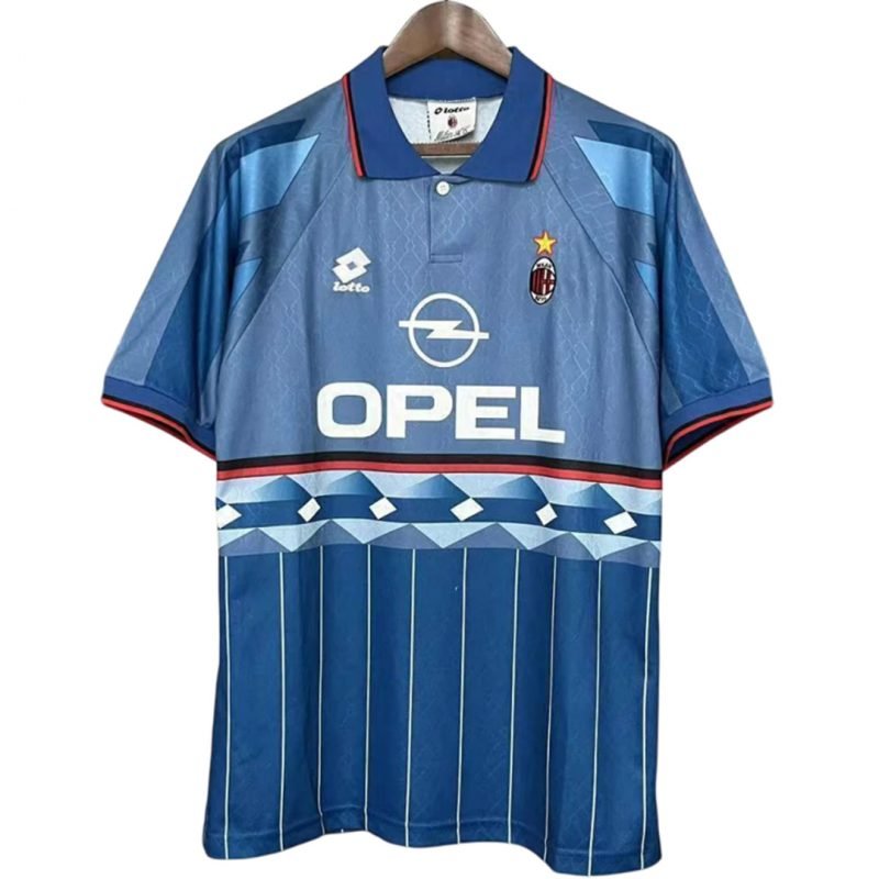 RetroACMilan199596AwayShirt Trendy and Sporty