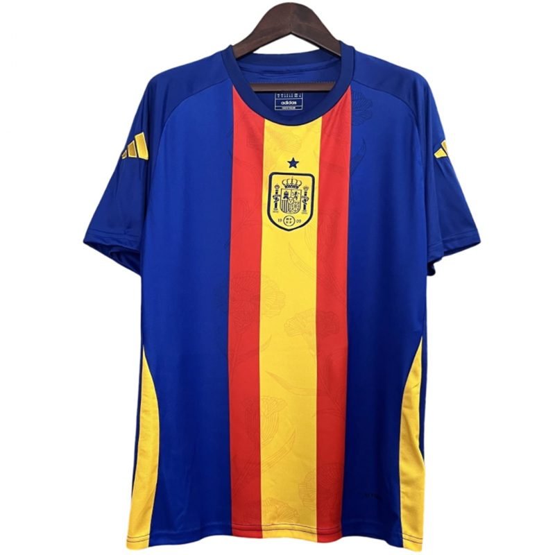 Spain2024PreMatchShirt Trendy and Sporty